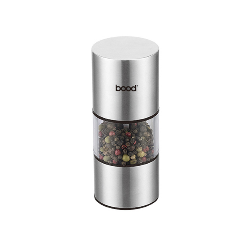 Stainless Steel Adjustable Round Manual Salt Pepper Grinder